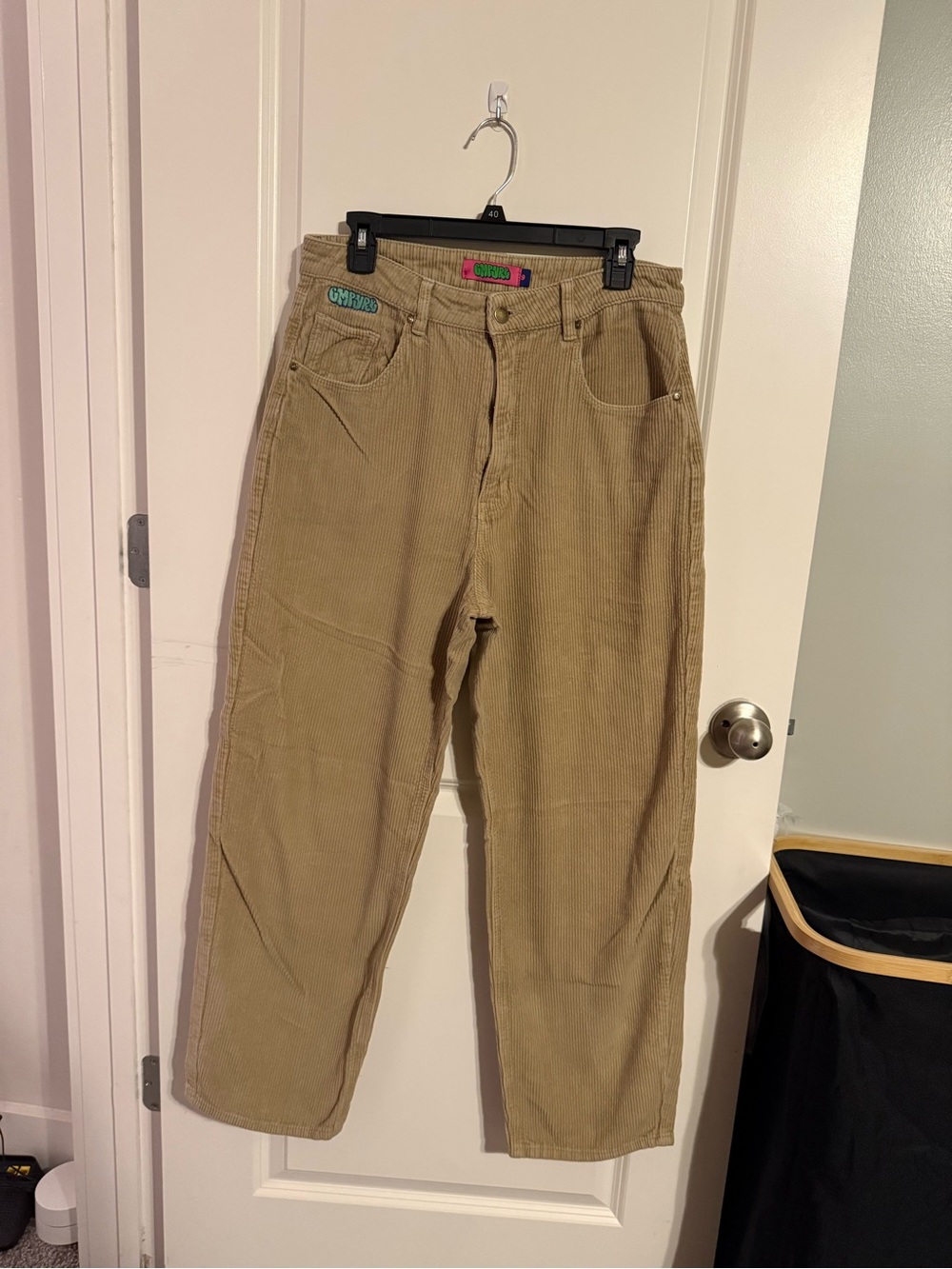 Empyre Tan Straight Leg Corduroy Pants